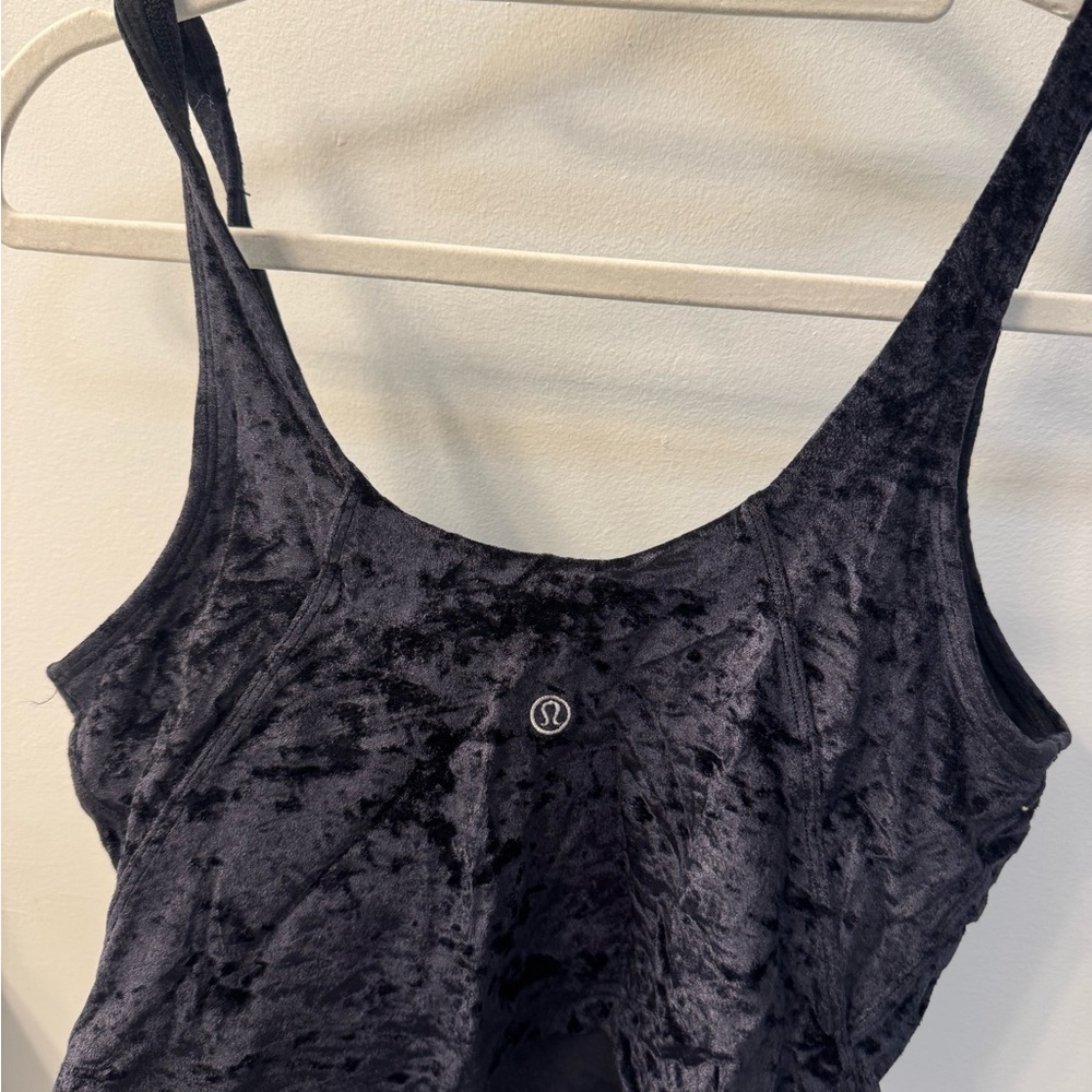 Lululemon Black Velvet Tank Top